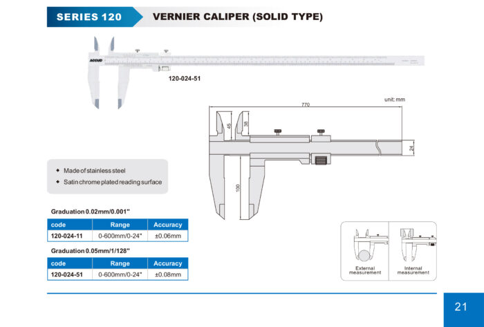 pied a coulisse 120-024-51