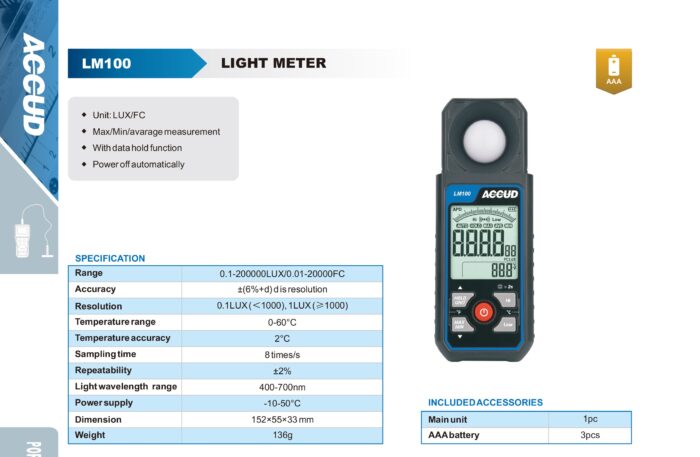 luxmetre LM1001