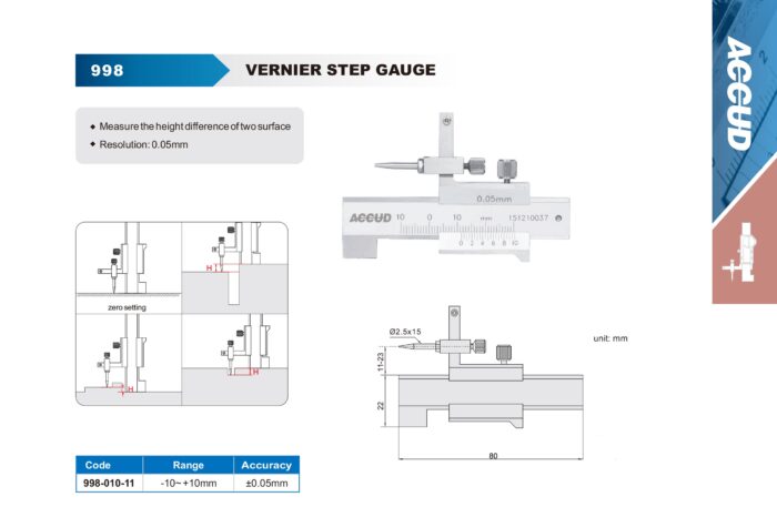 mesureur hauteur 9981