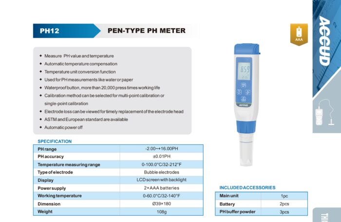 phmètre PH12