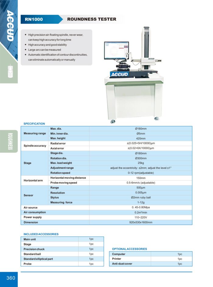 testeur rugosite RN1000